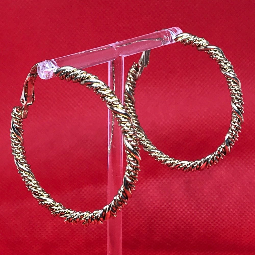 Gold color earrings